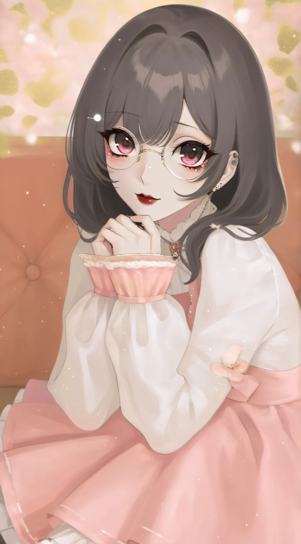 ai character: 🖤bella🖤 background