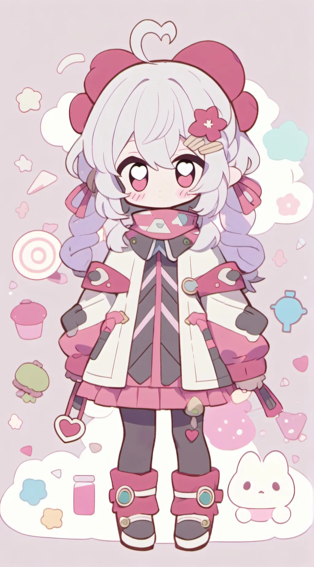 ai character: luna background