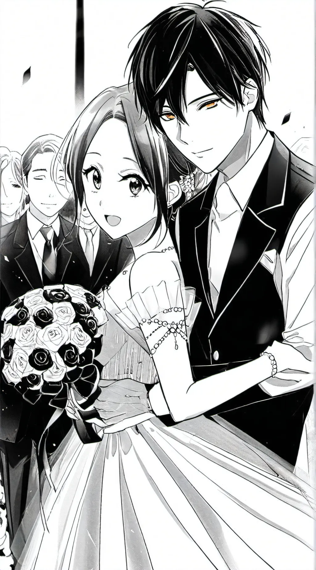 ai character: Mha wedding background