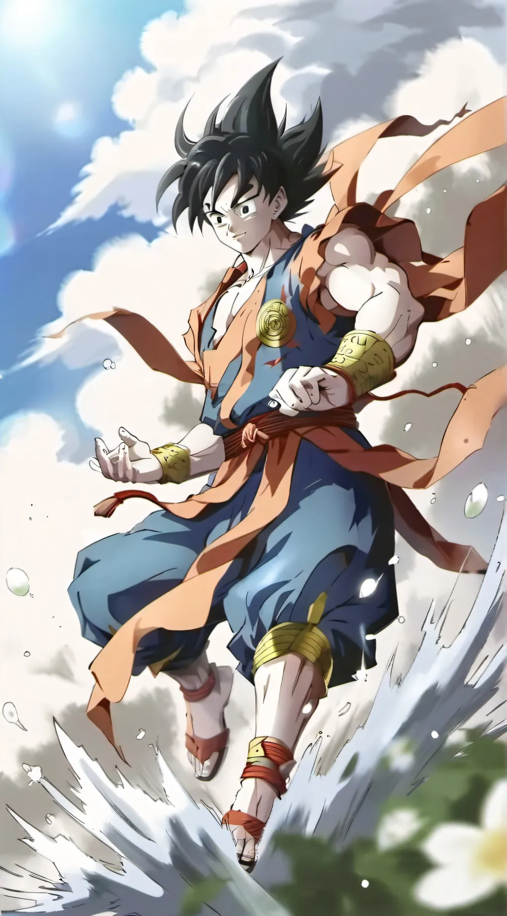ai character: goku background