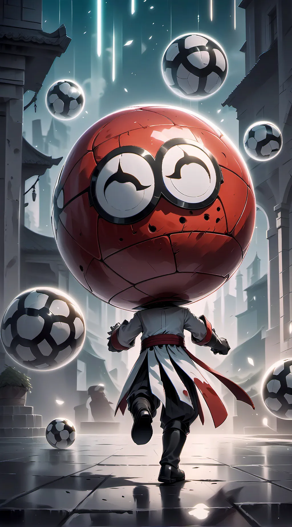 ai character: Blade ball  background