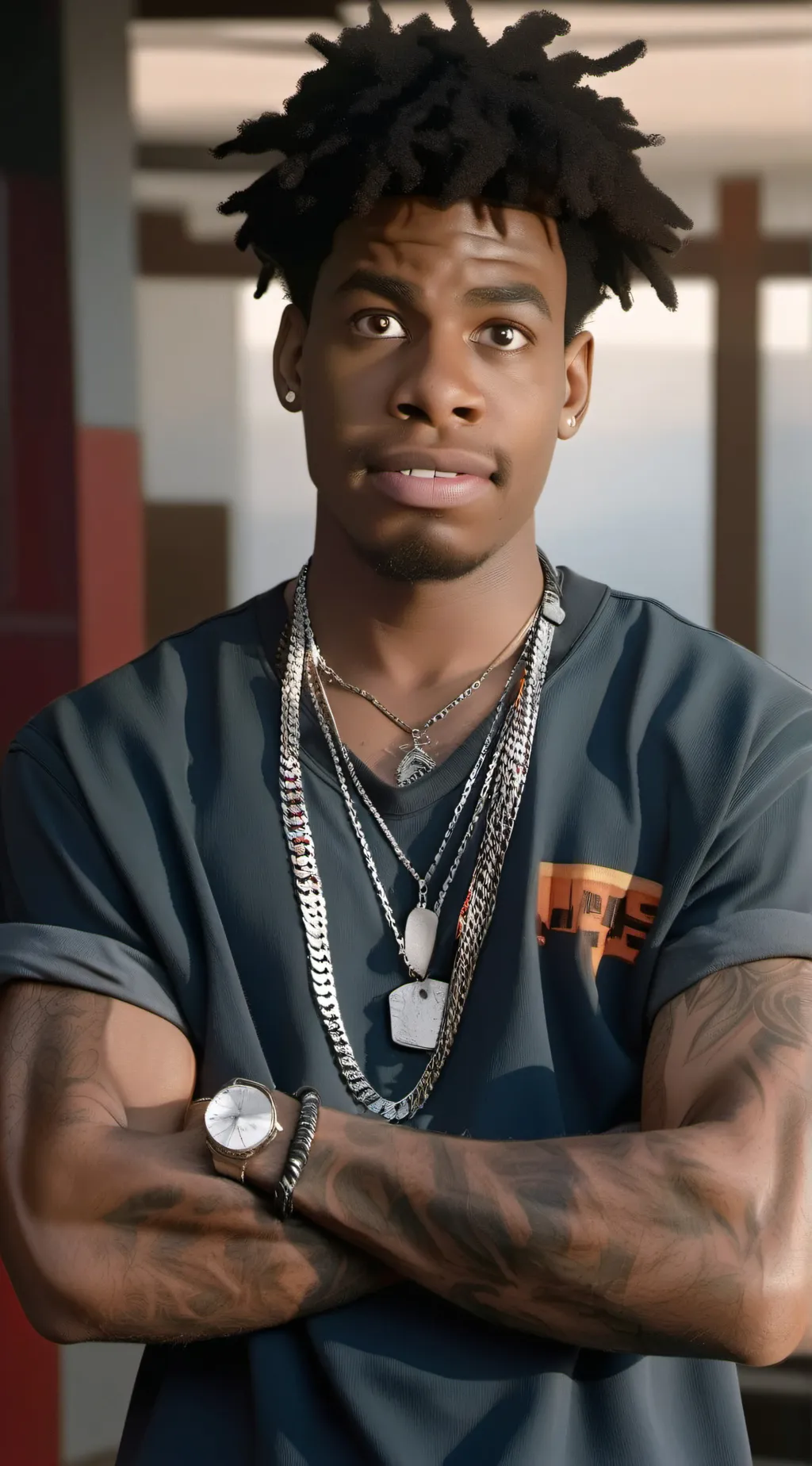 ai character: Noah ⁉️ background