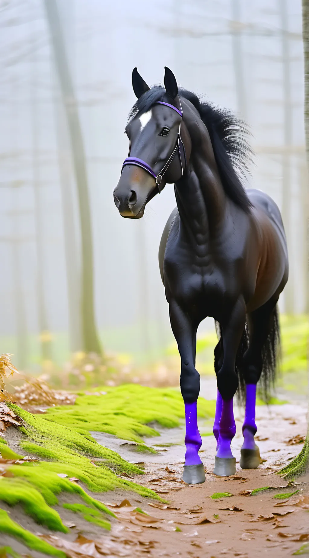 ai character: nightmare moon background