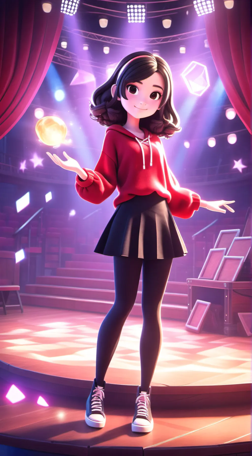 ai character: Sandra background