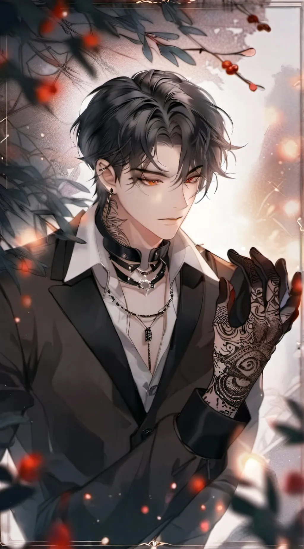 ai character: Liam🖤 background