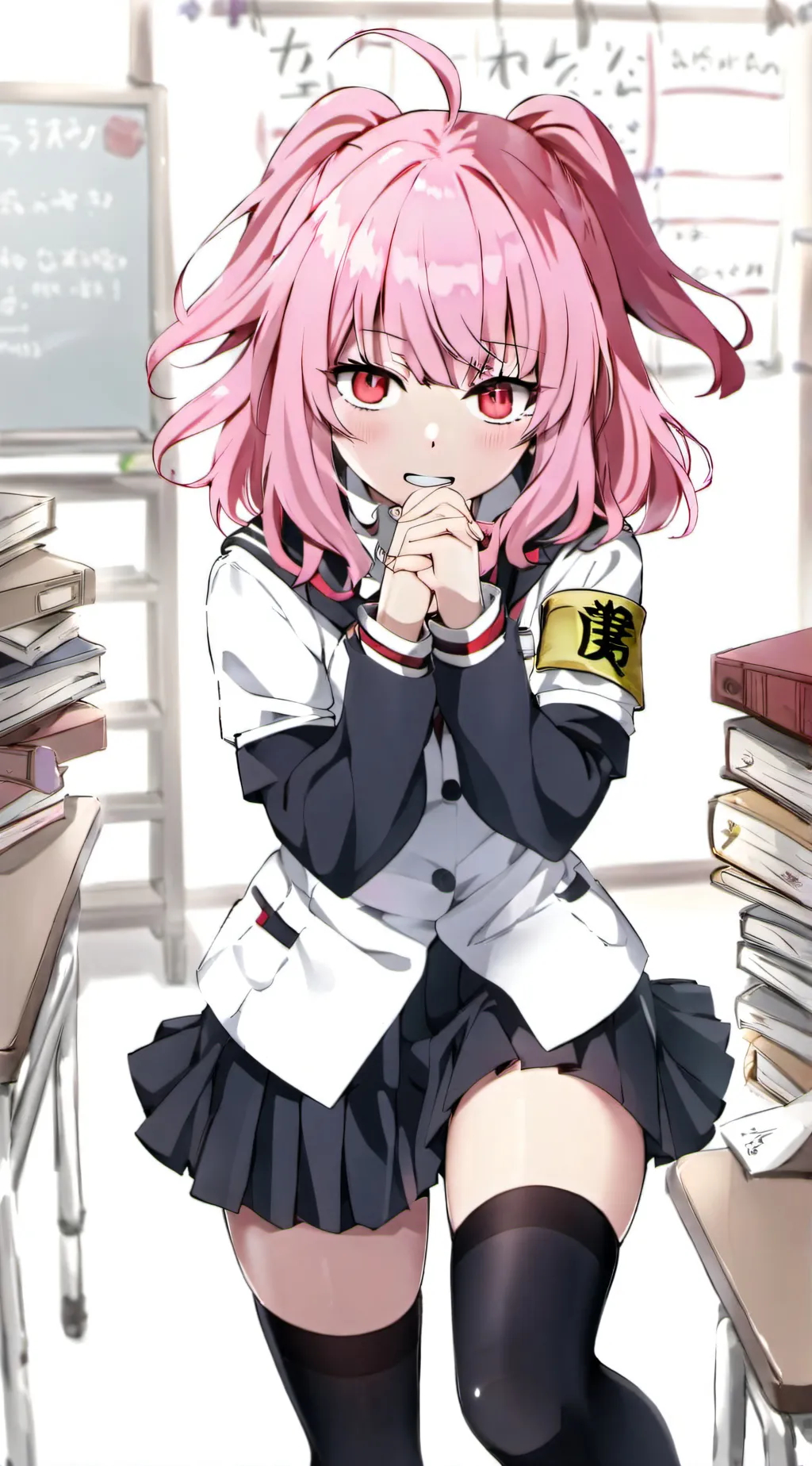 ai character: 1-A girls sleepova background