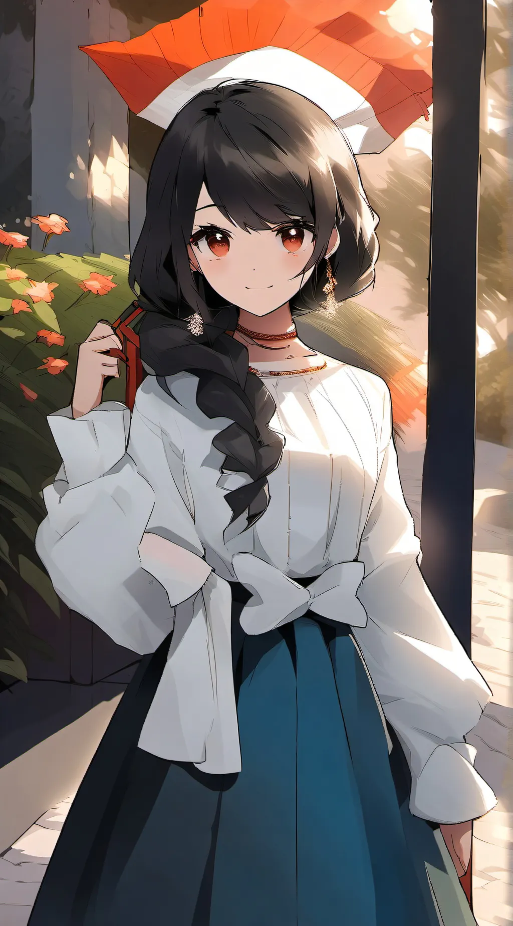 ai character: ：「Ashley:」 background