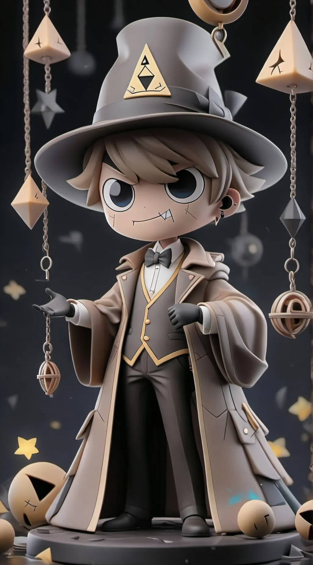 ai character: bill cipher background