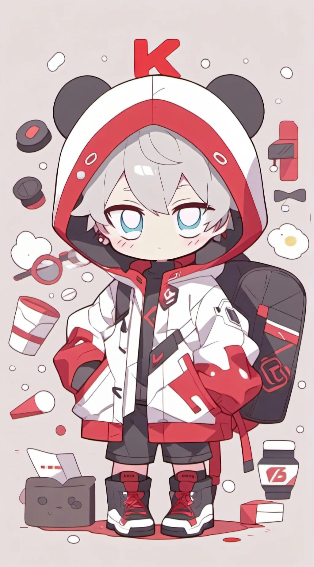 ai character: KJ background