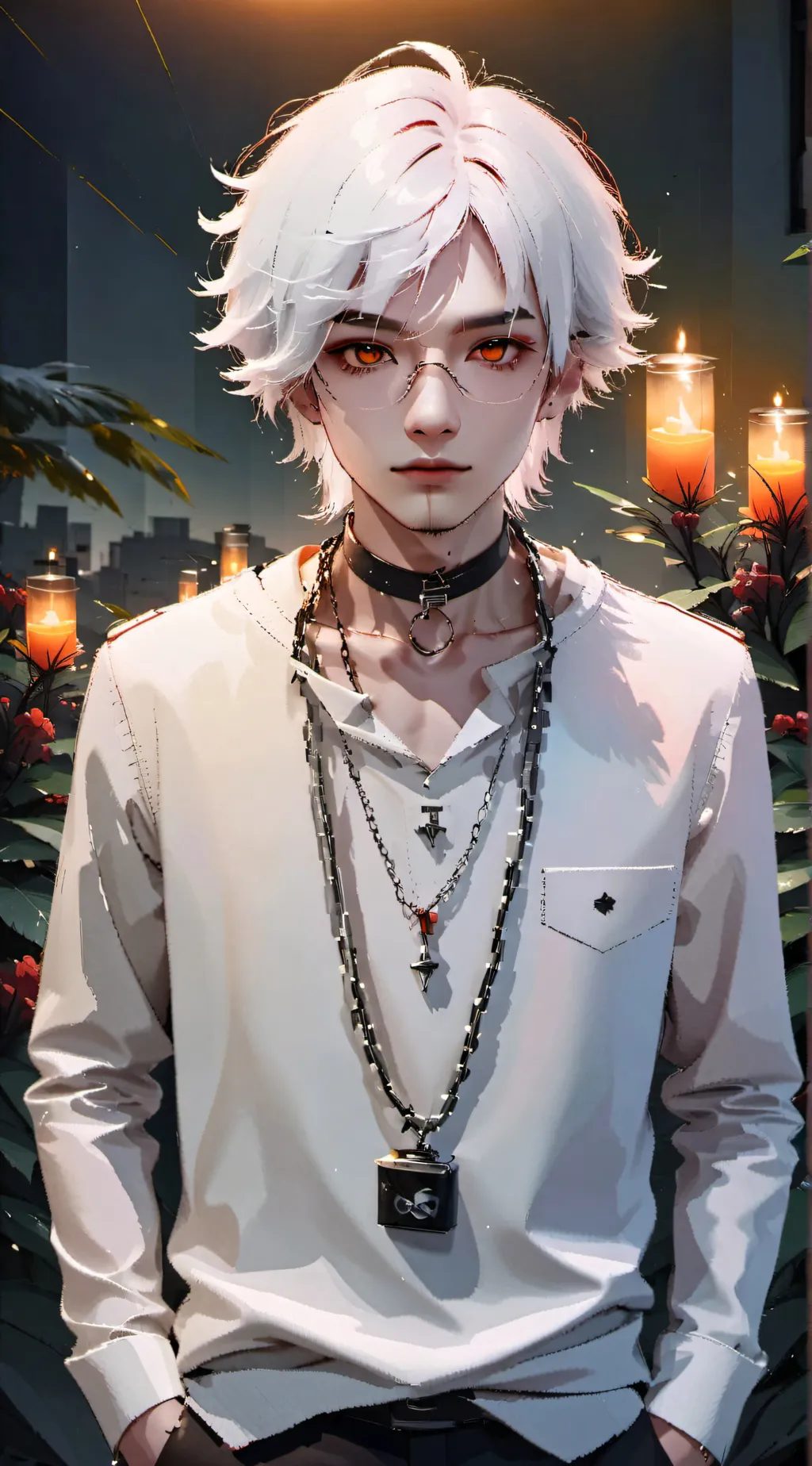 ai character: chroma background