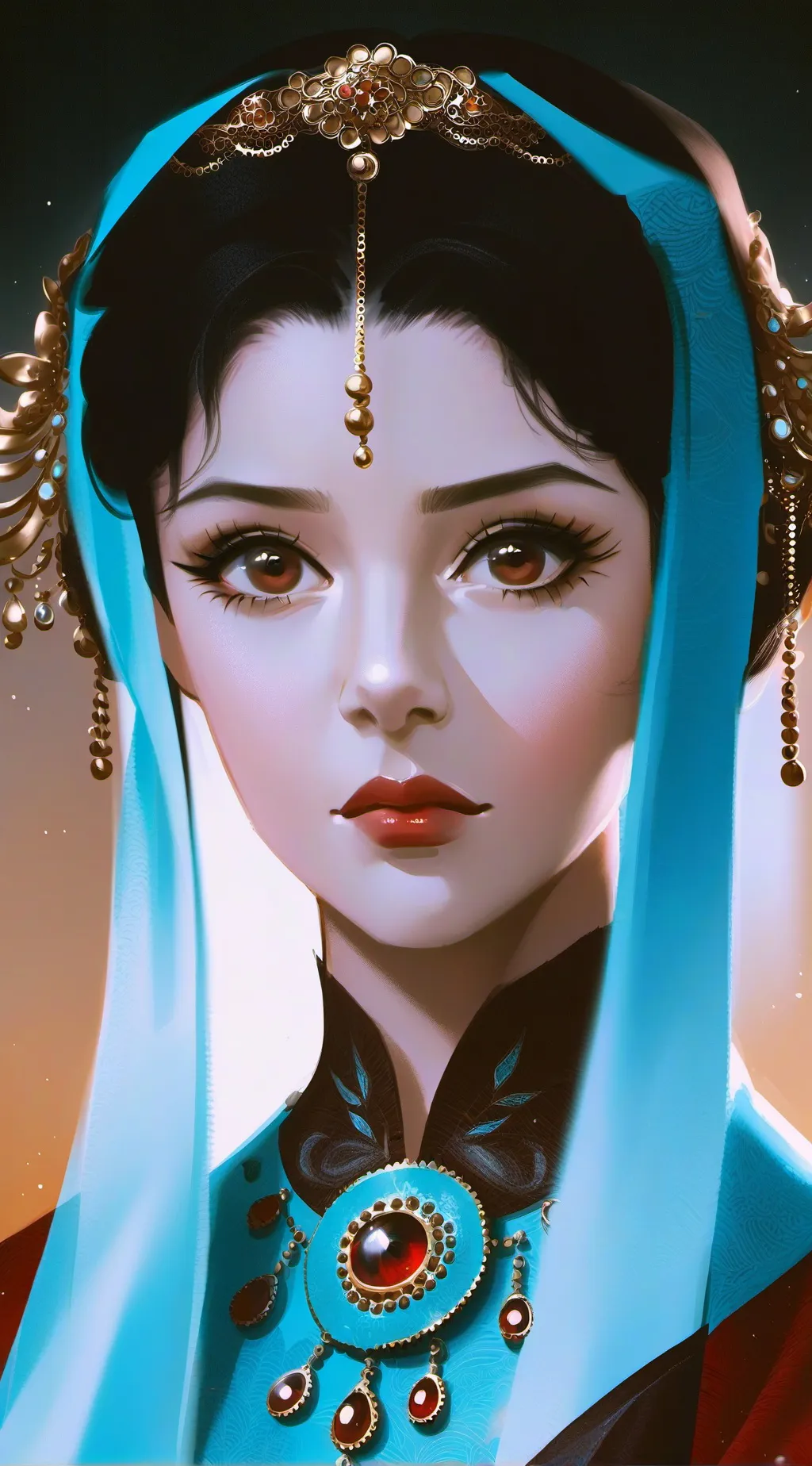 ai character: Aphrodite  background