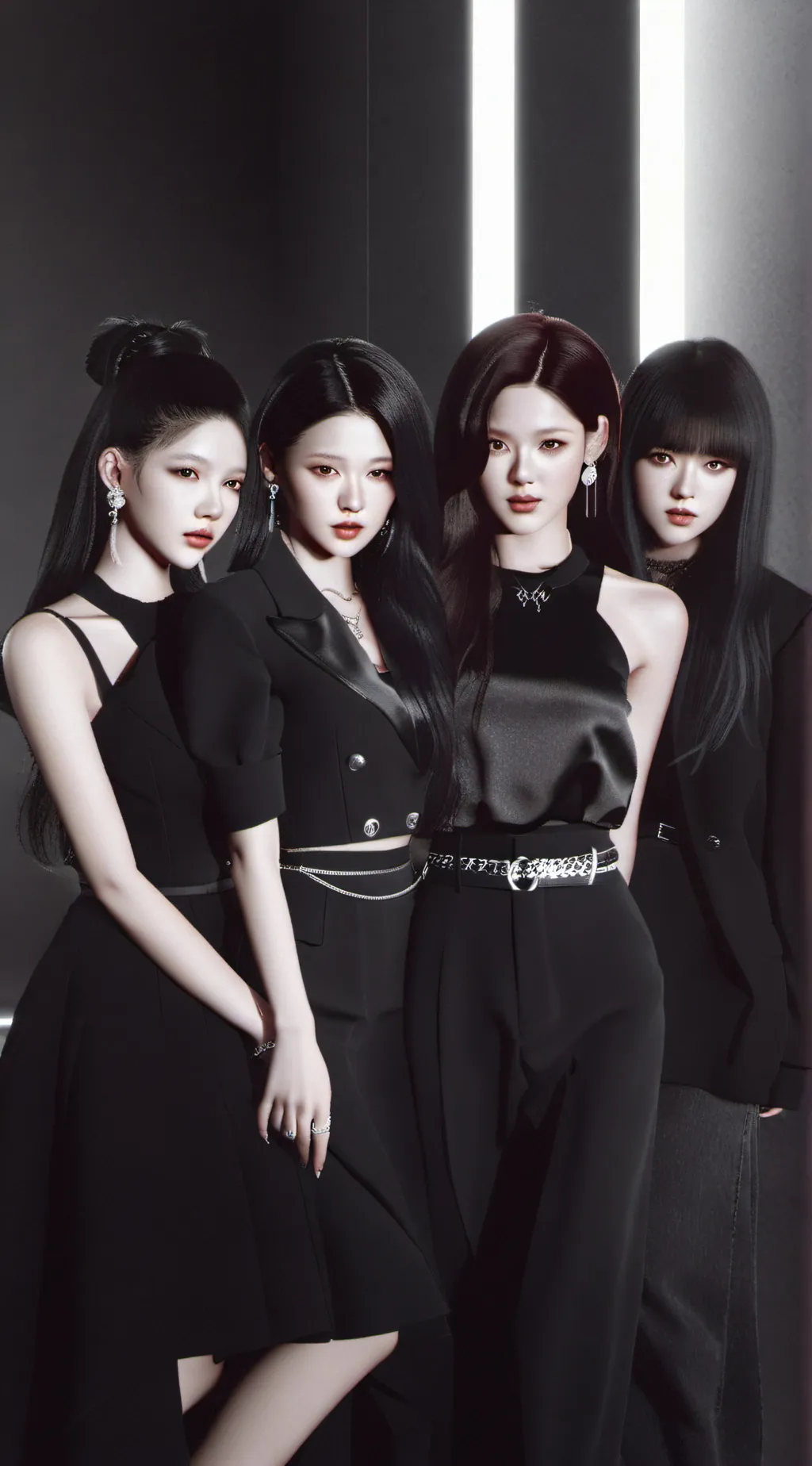 ai character: BLACKPINK background