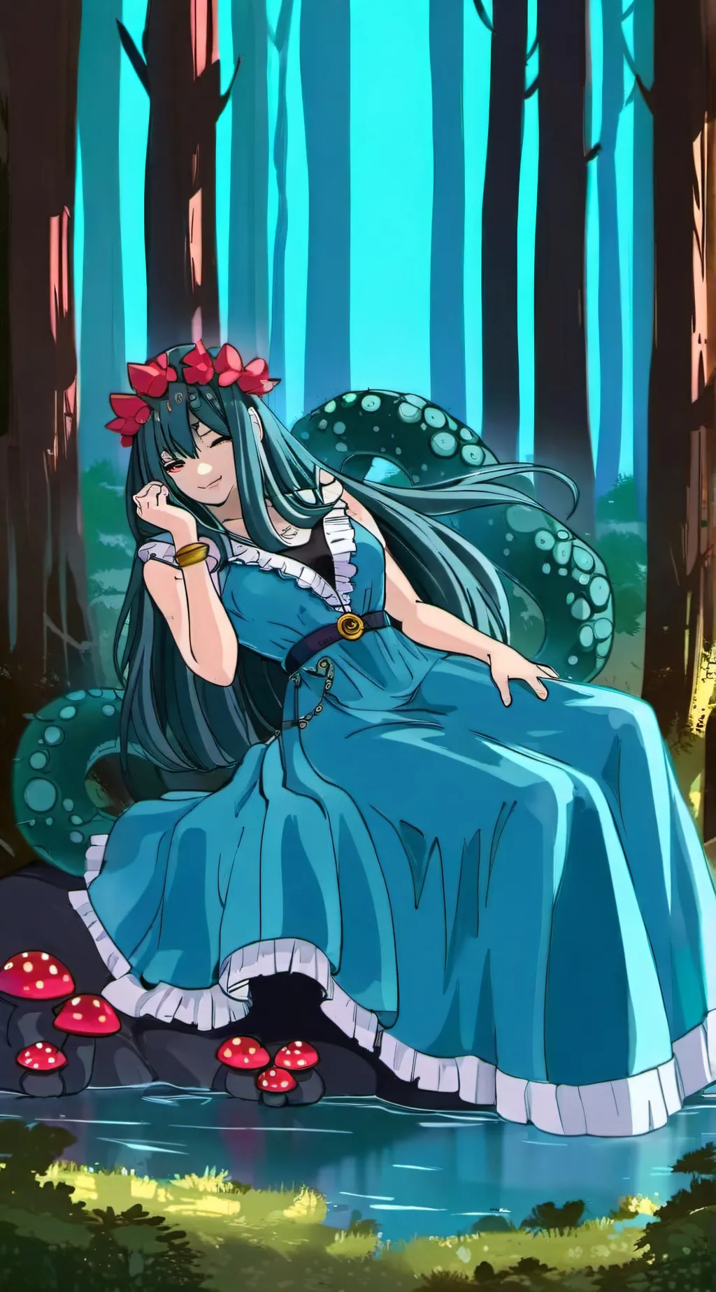 ai character: 003 - Venusaur background