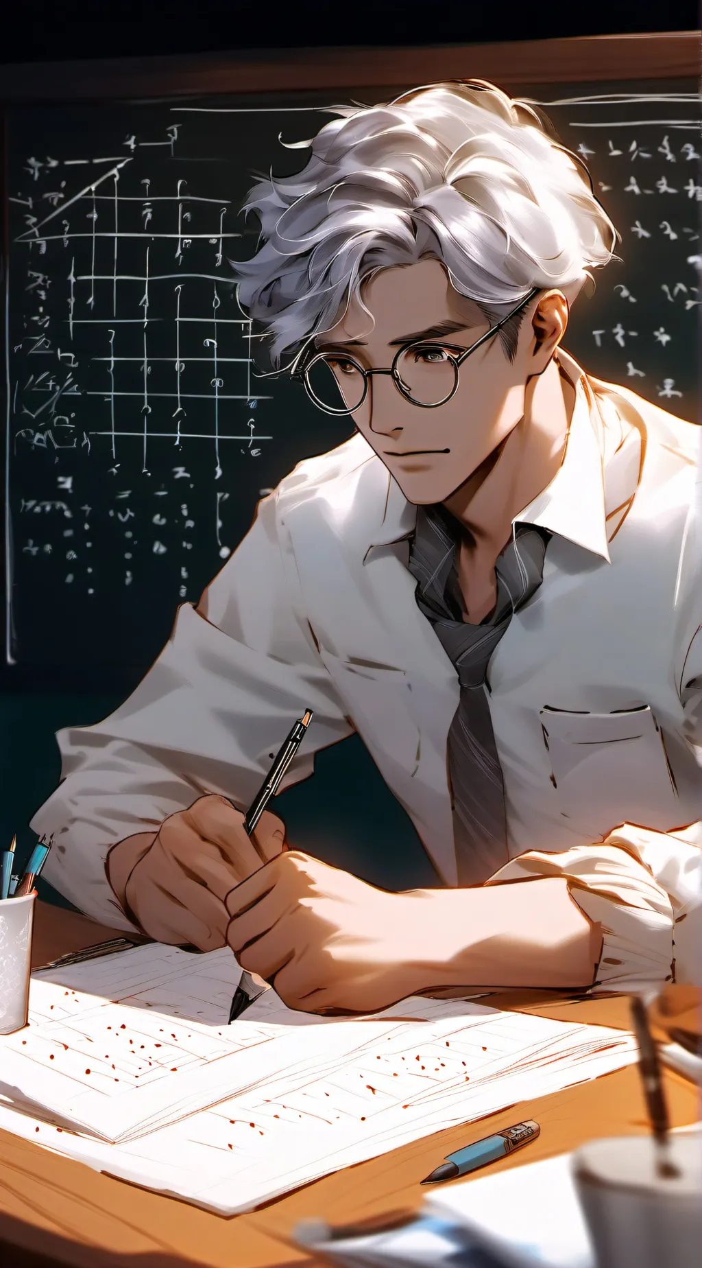 ai character: Victor background