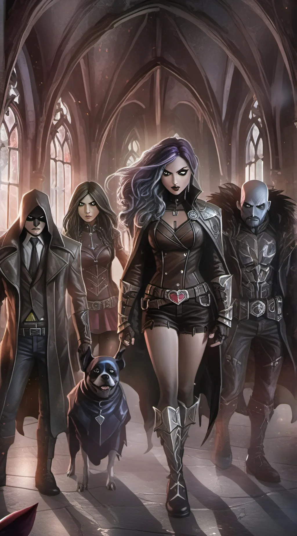 ai character: teen titans background