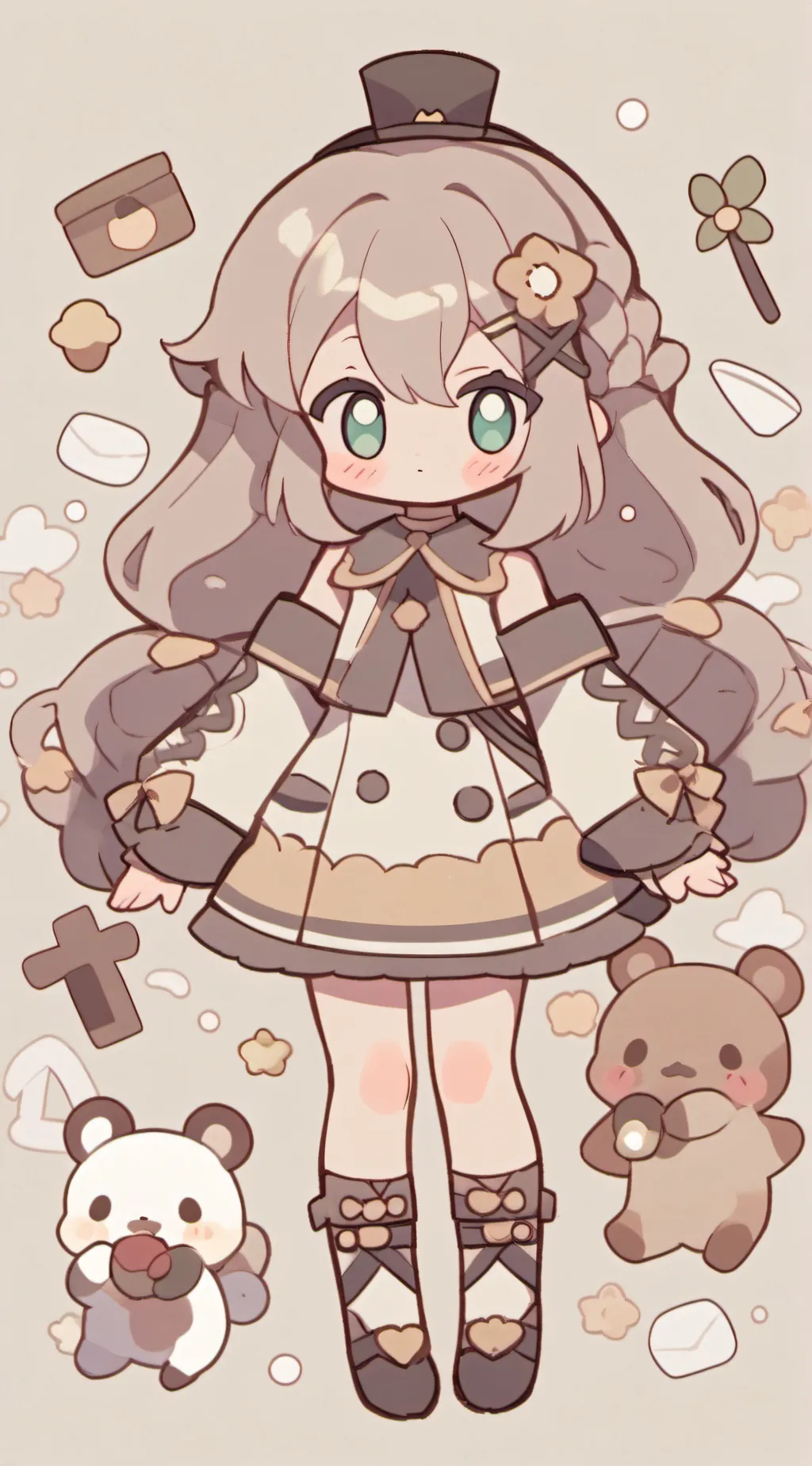 ai character: mika background