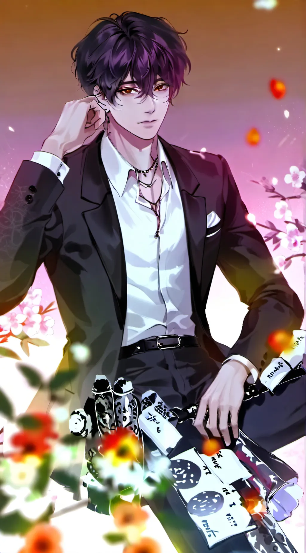 ai character: 👾Maki👾 background