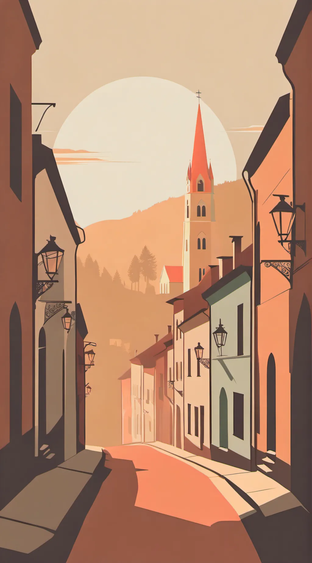 ai character: 💛✨🌻SUMMER TOWN🌻✨💛 background