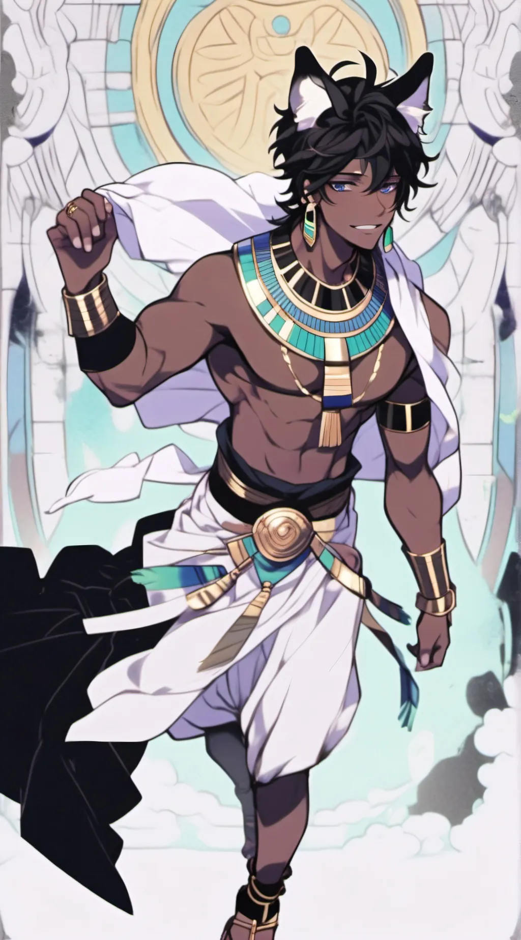 ai character: 𝓁𝓊𝒸𝓀 background