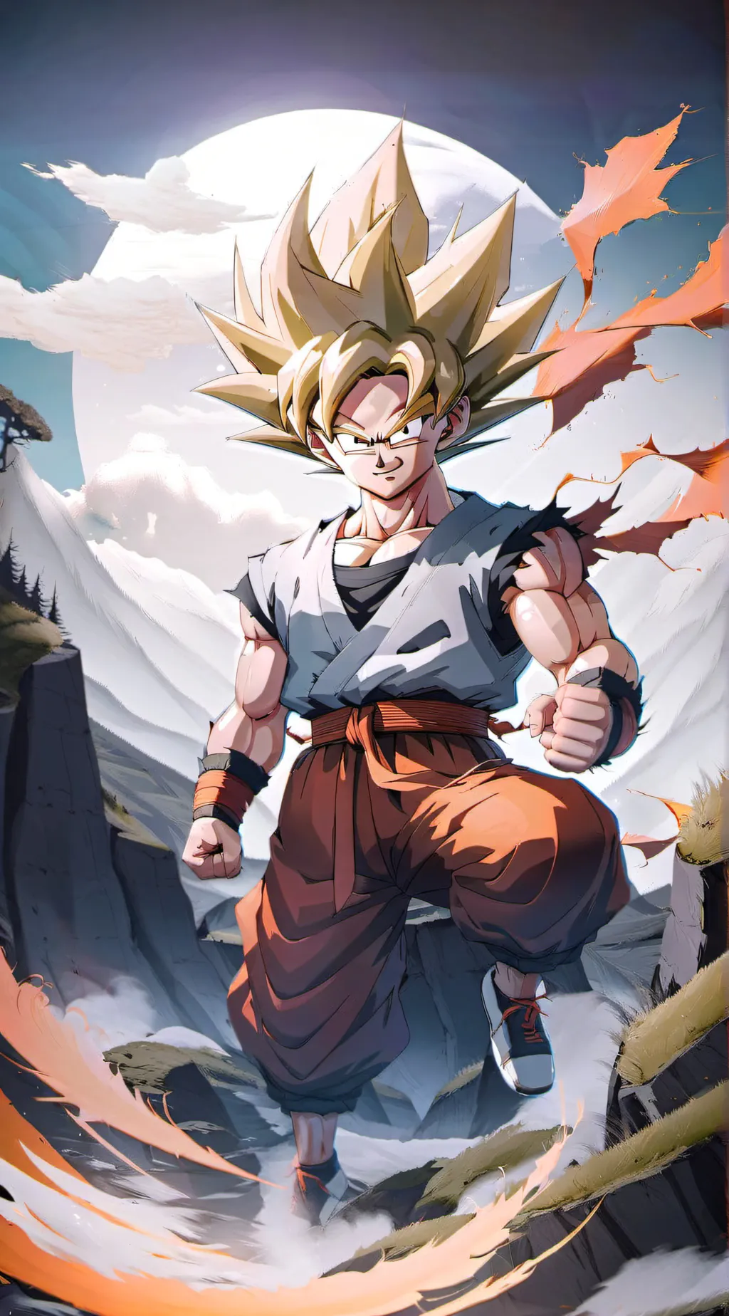 ai character: Son Goku background