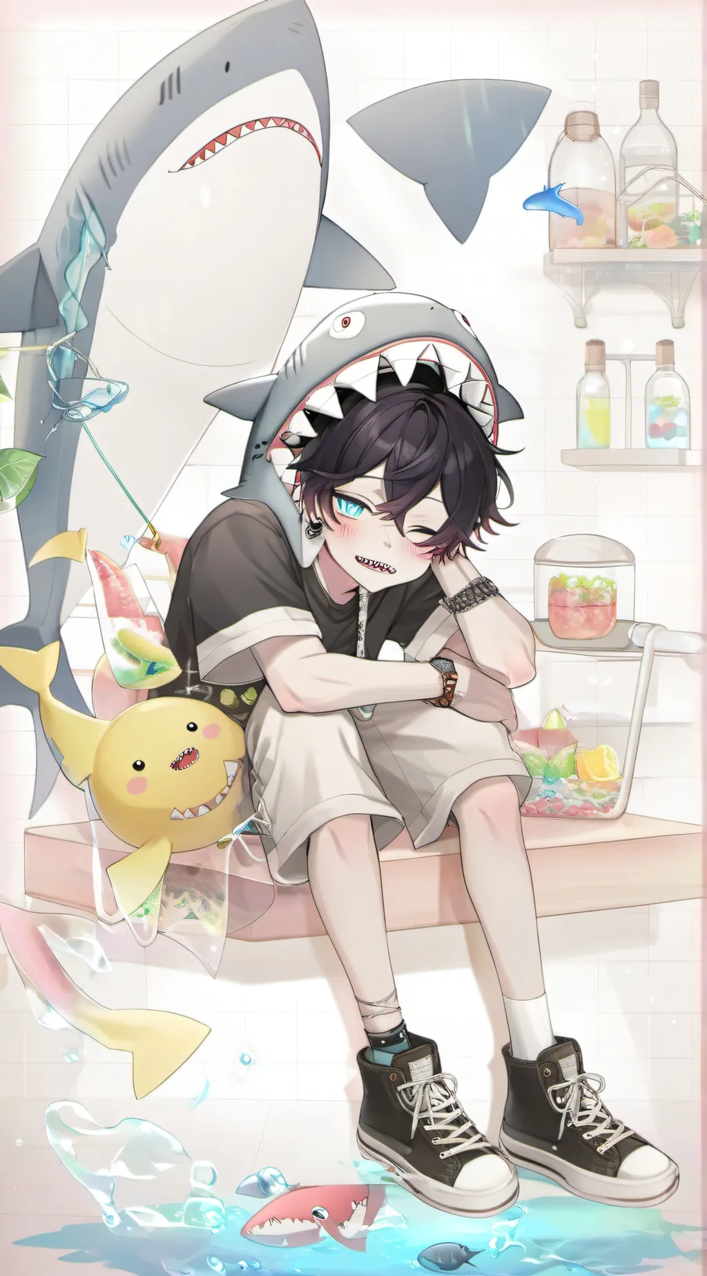 ai character: Sebastian solace background