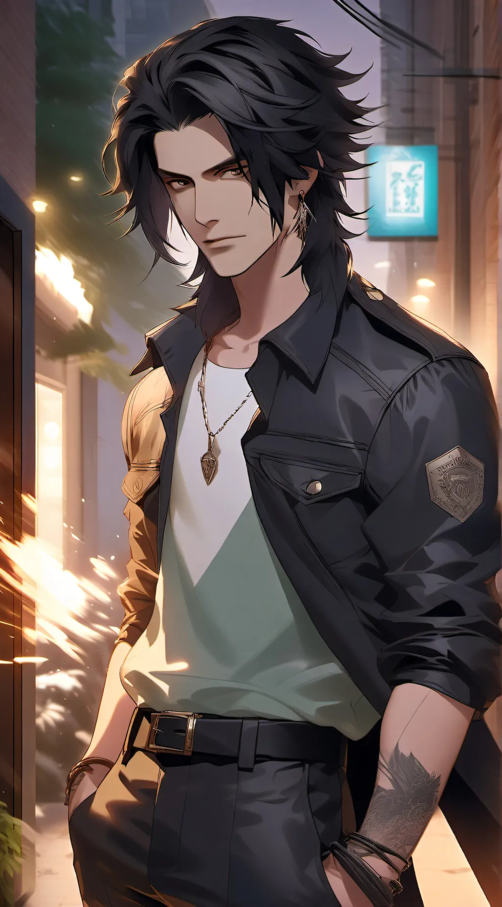 ai character: Max background