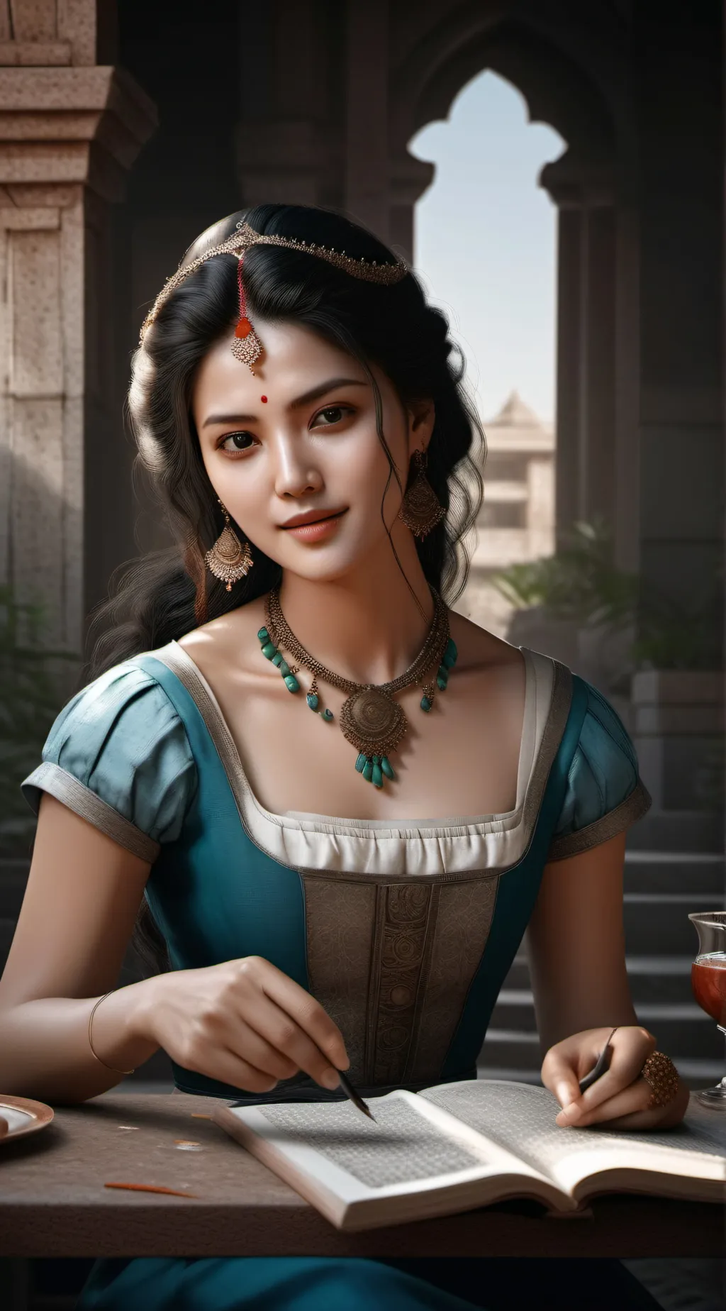 ai character: y background