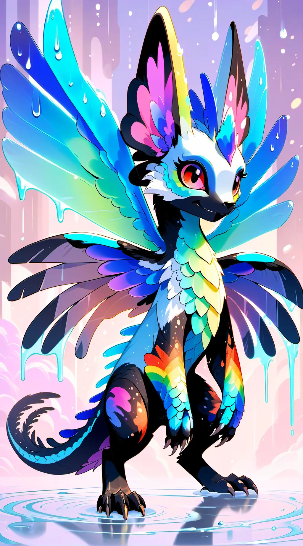 ai character: .rain. background