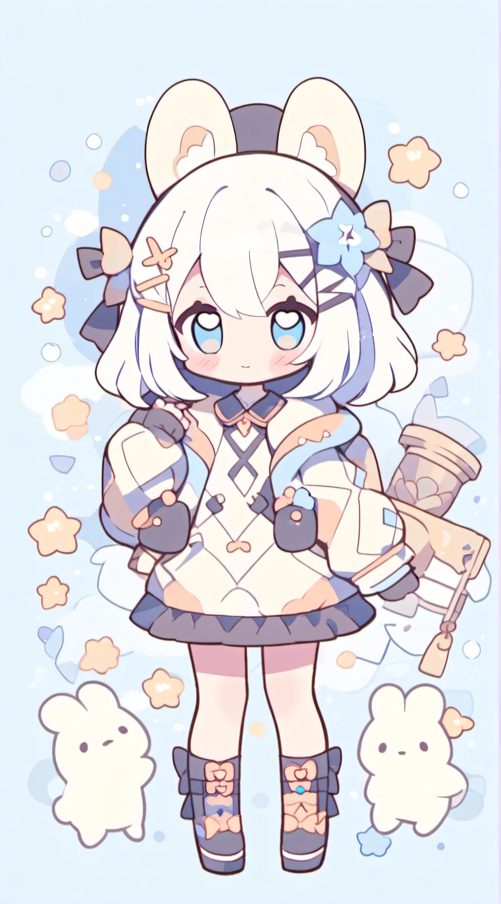 ai character: MHA - Gamer background