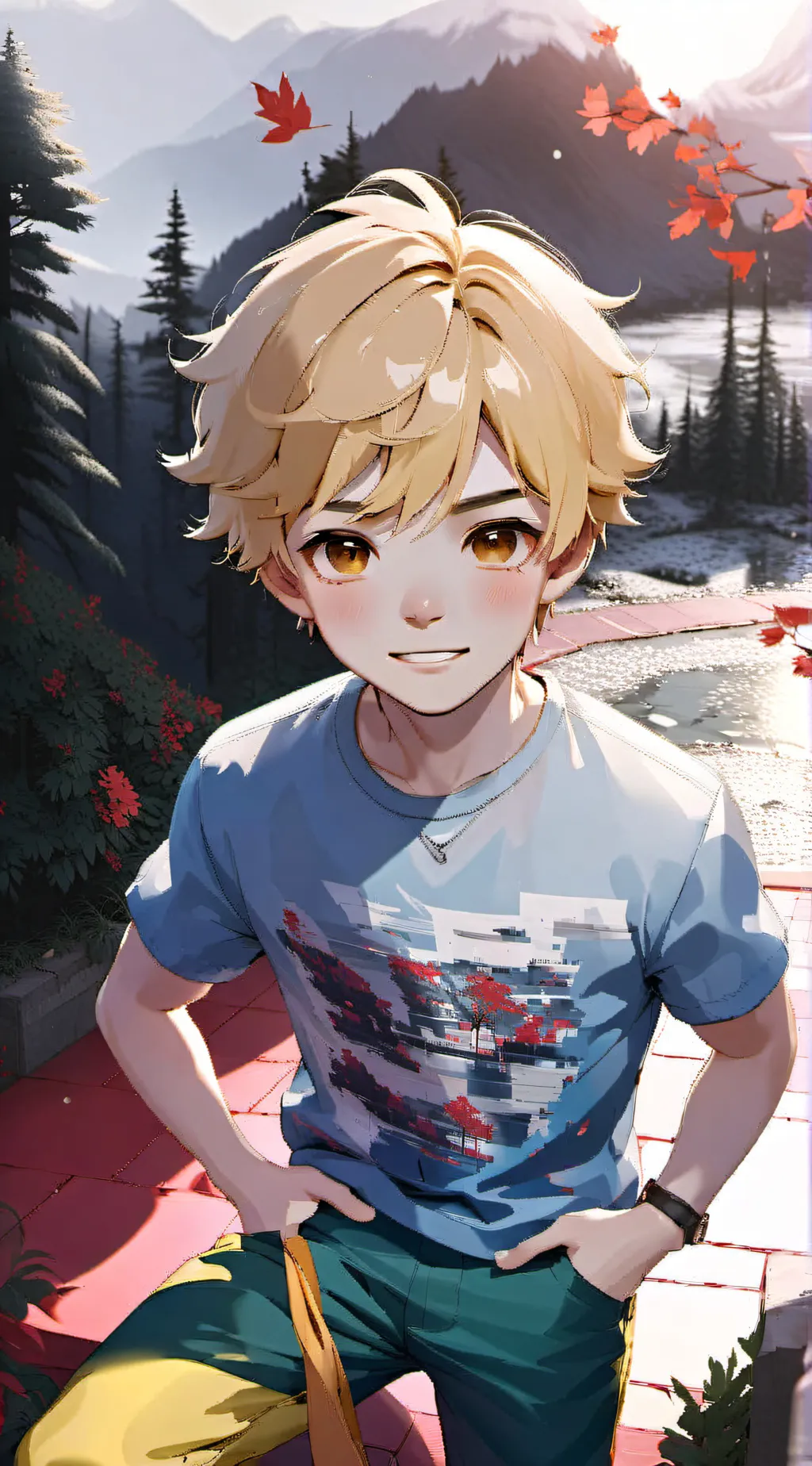 ai character: Leo background