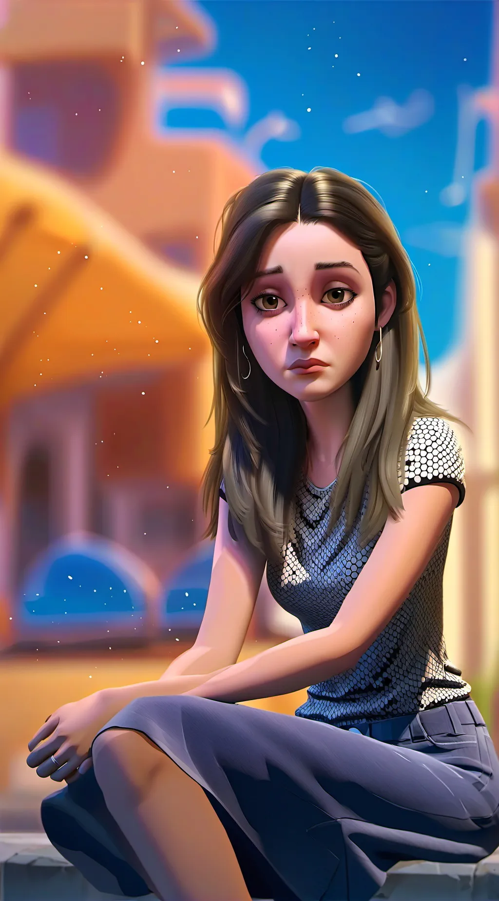 ai character: Leah background