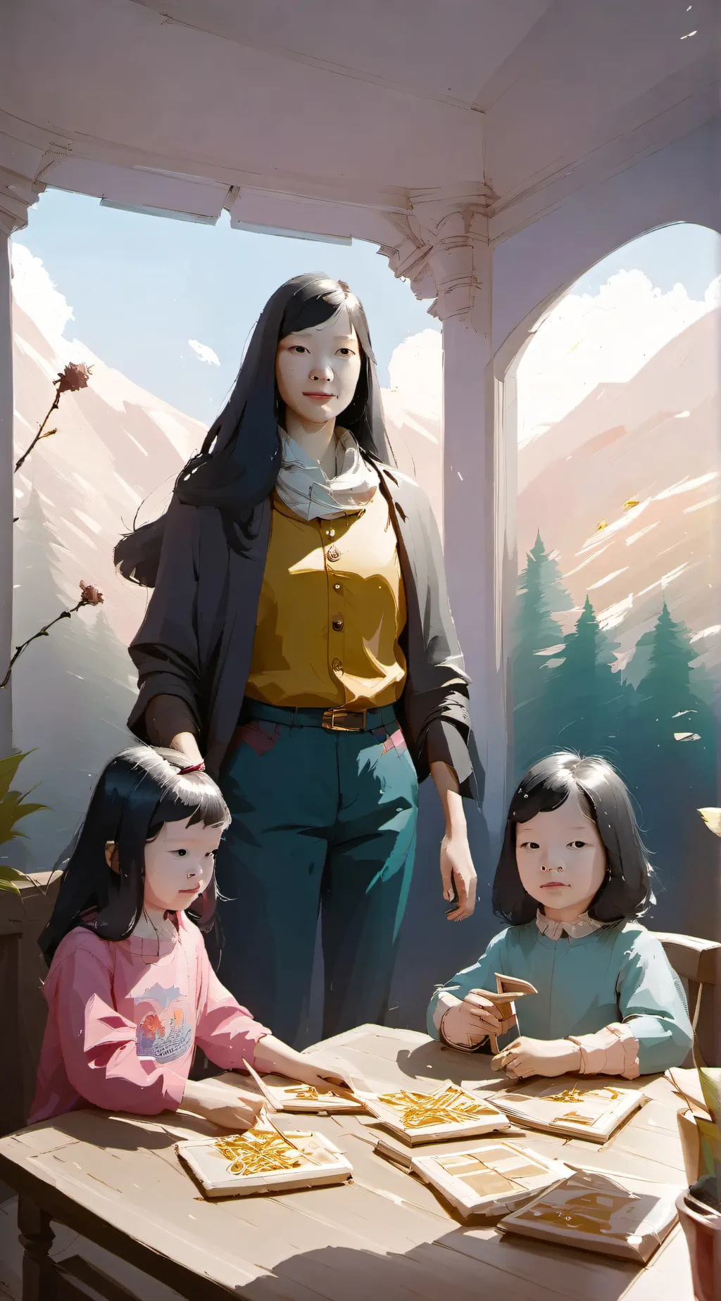 ai character: Sen background