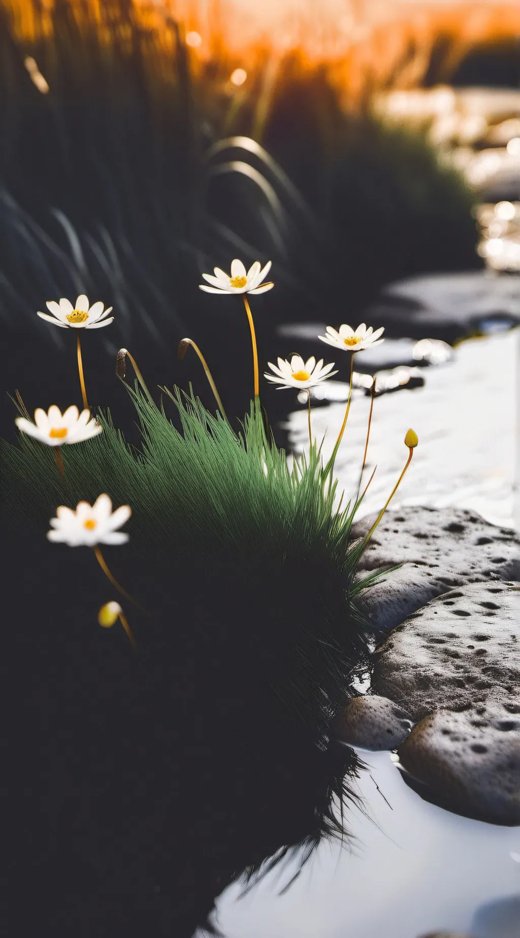 ai character: grass background