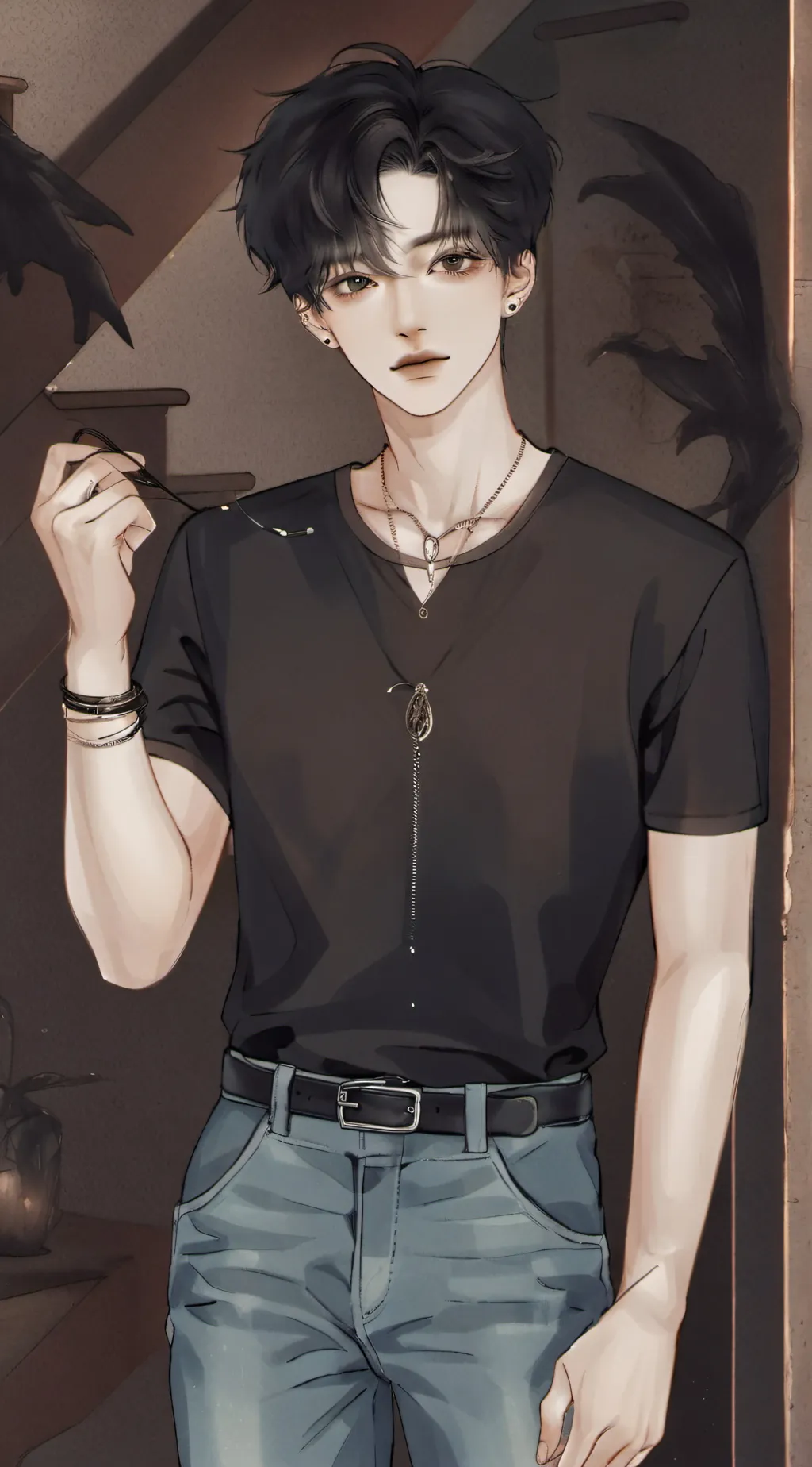 ai character: Derek background