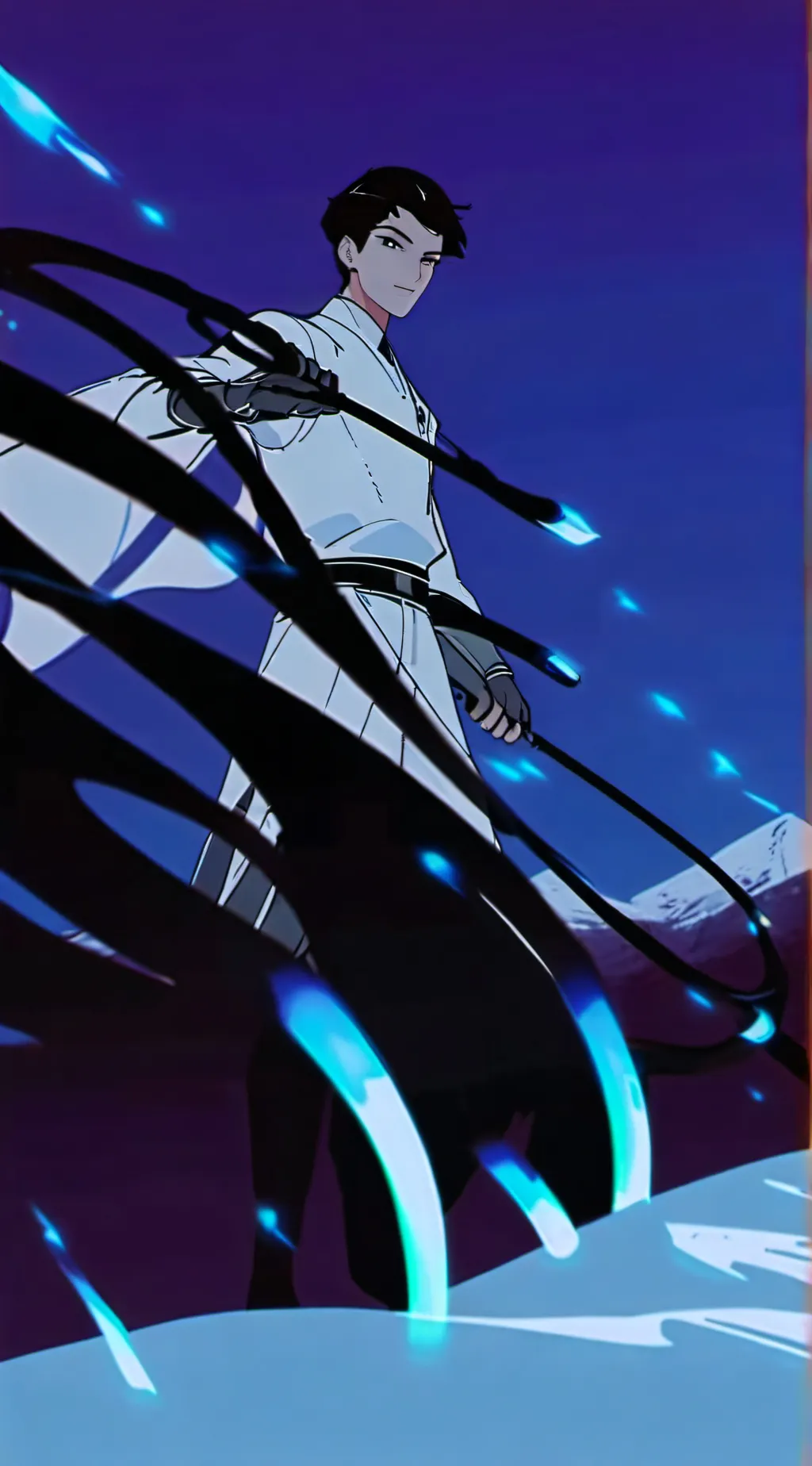 ai character: Kazama and shincha background