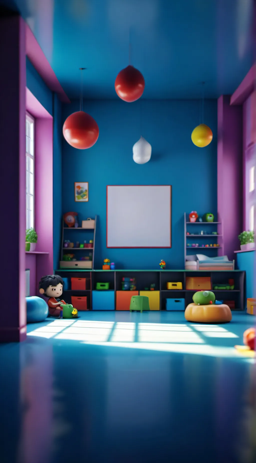 ai character: Daycare background