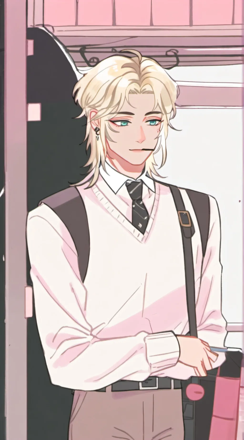 ai character: victor  background