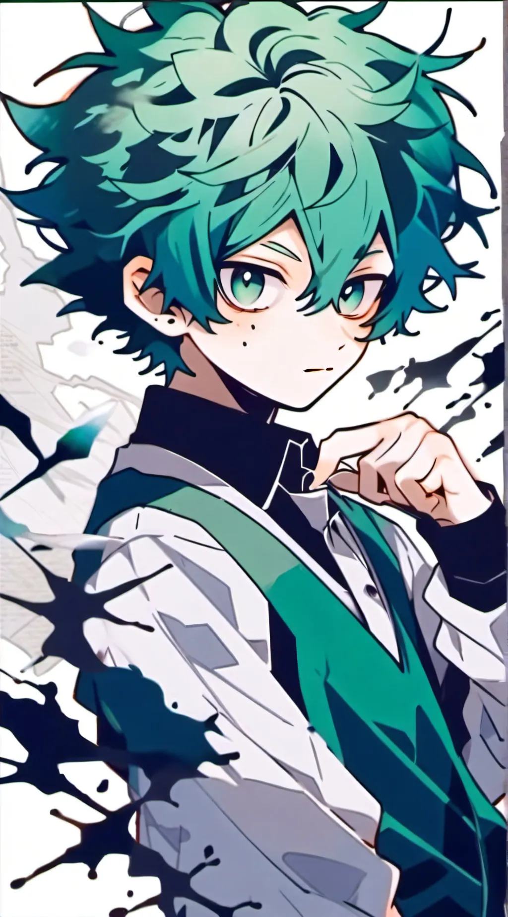 ai character: deku bunny  background