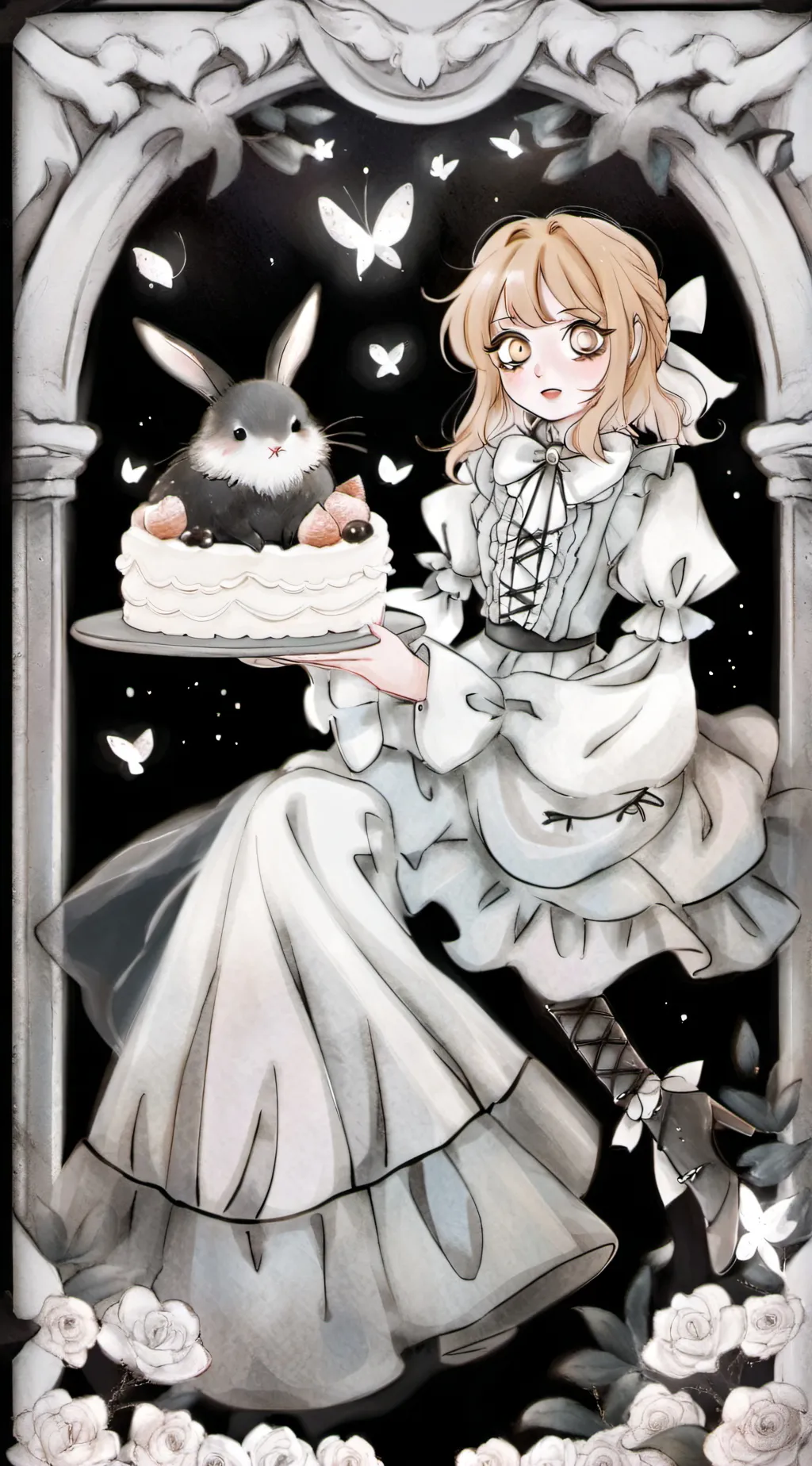 ai character: Toga x Uraraka background