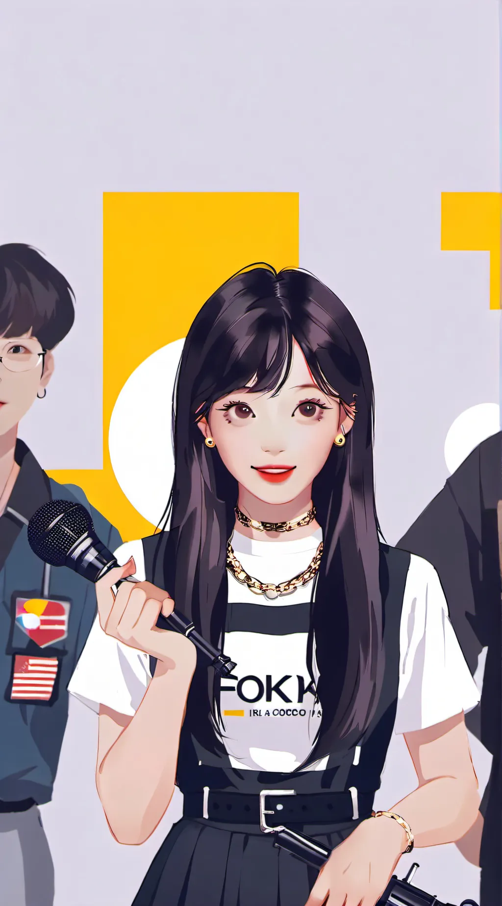 ai character: ILLT members!!!✨ background