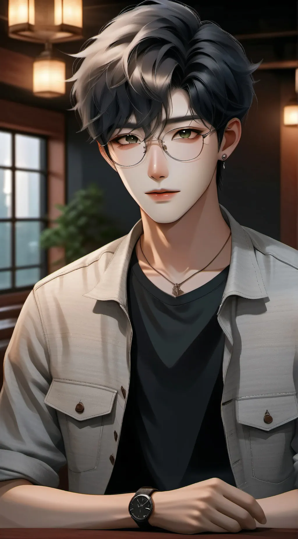 ai character: leo background