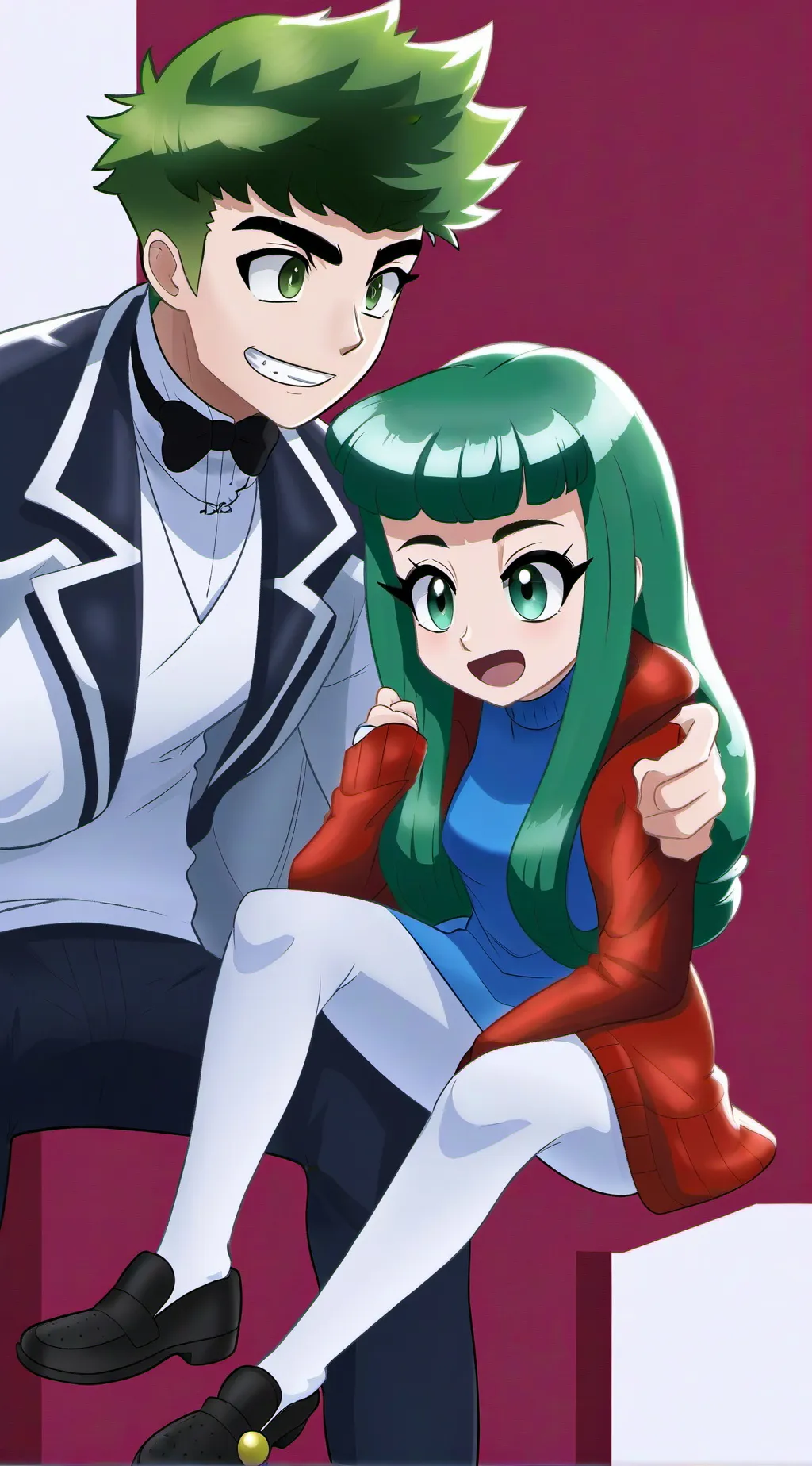 ai character: velvet and veneer  background