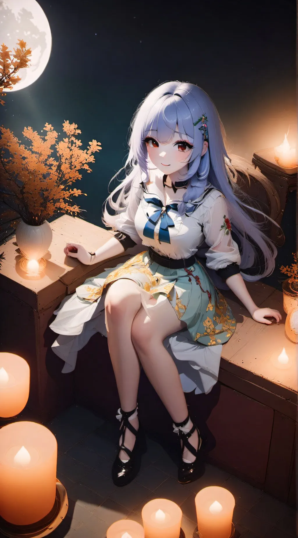 ai character: craftycorn background