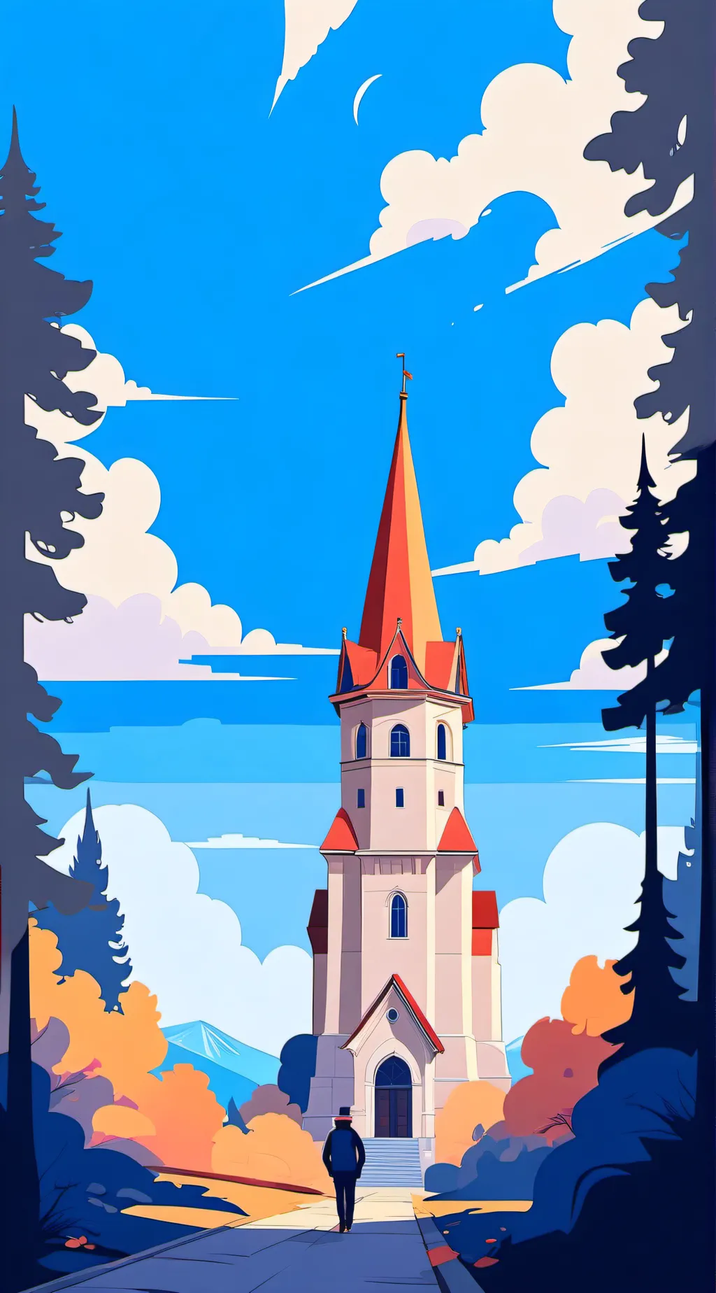 ai character: school background