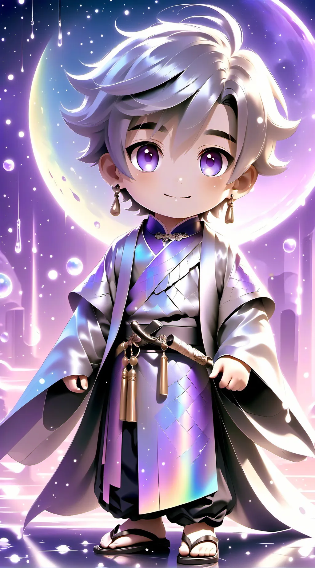 ai character: kny silibling background