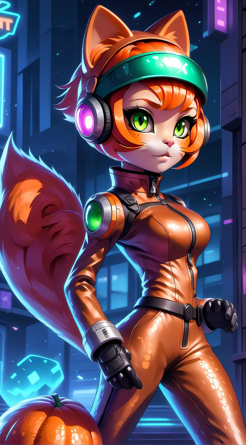 ai character: Baby Cat  background