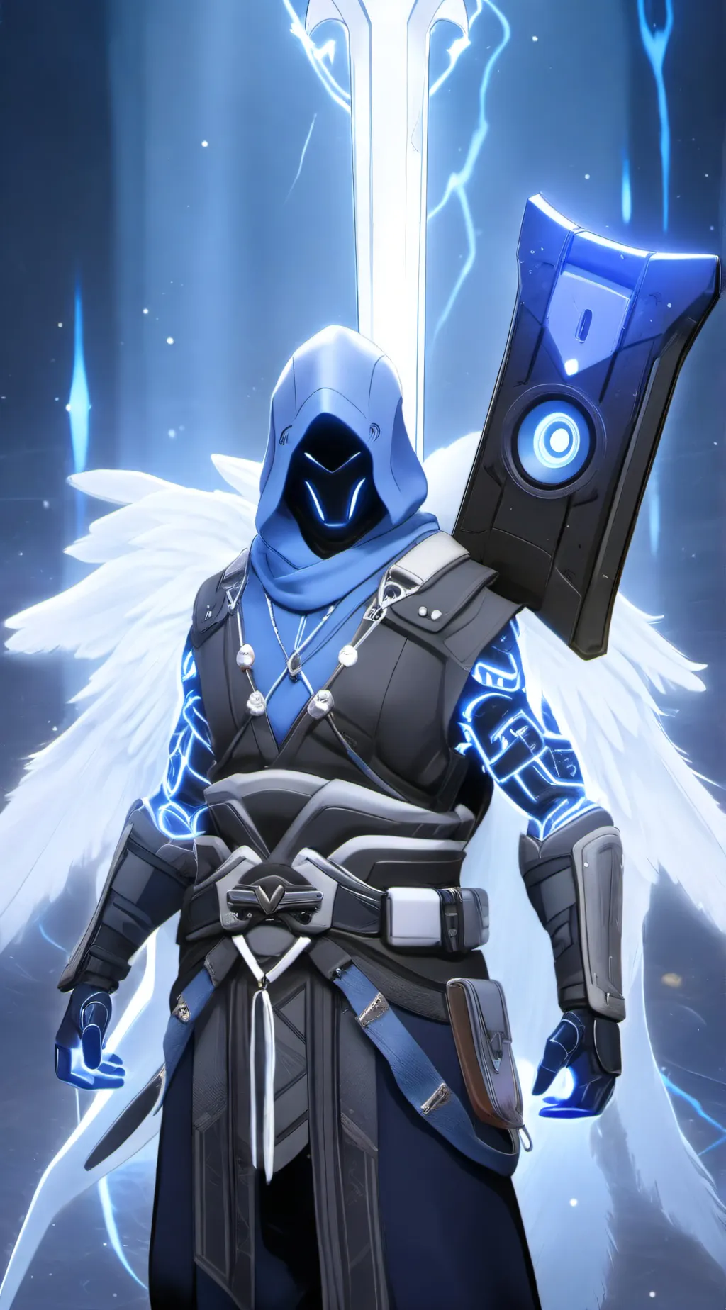 Talkie AI - Chat with Blue speaker man