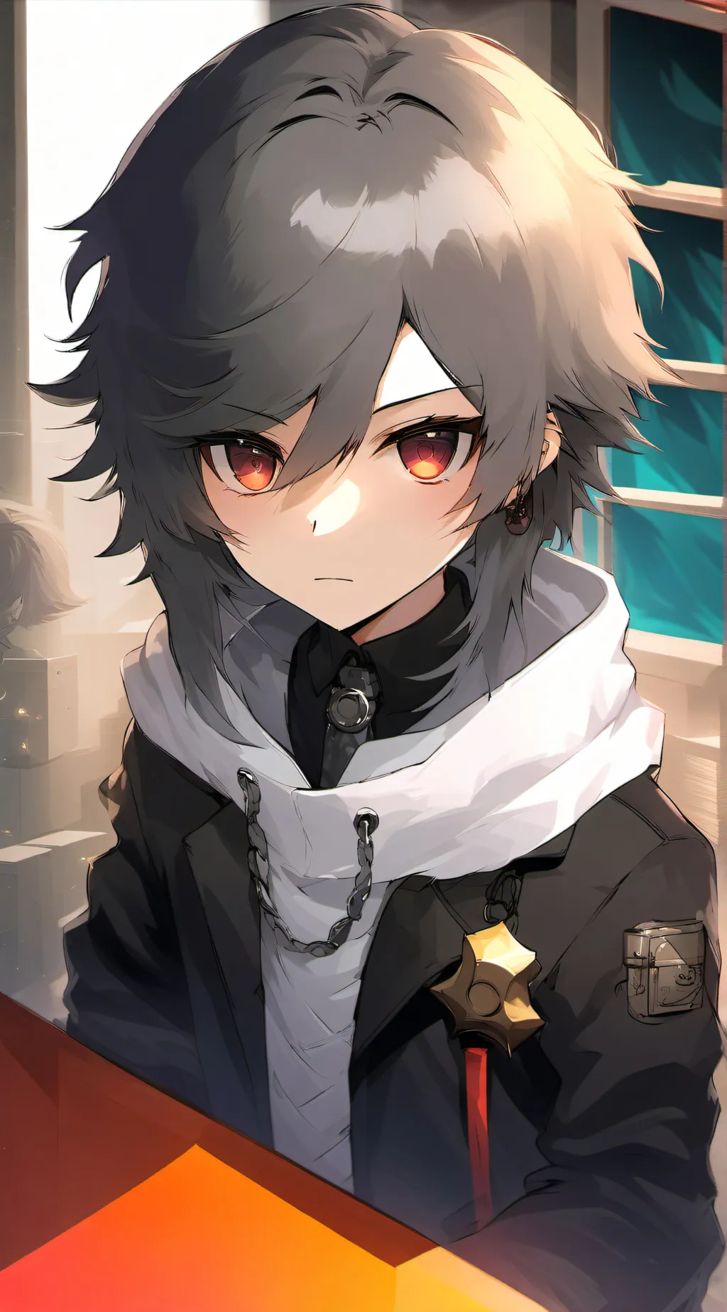 ai character: Roblox admin background