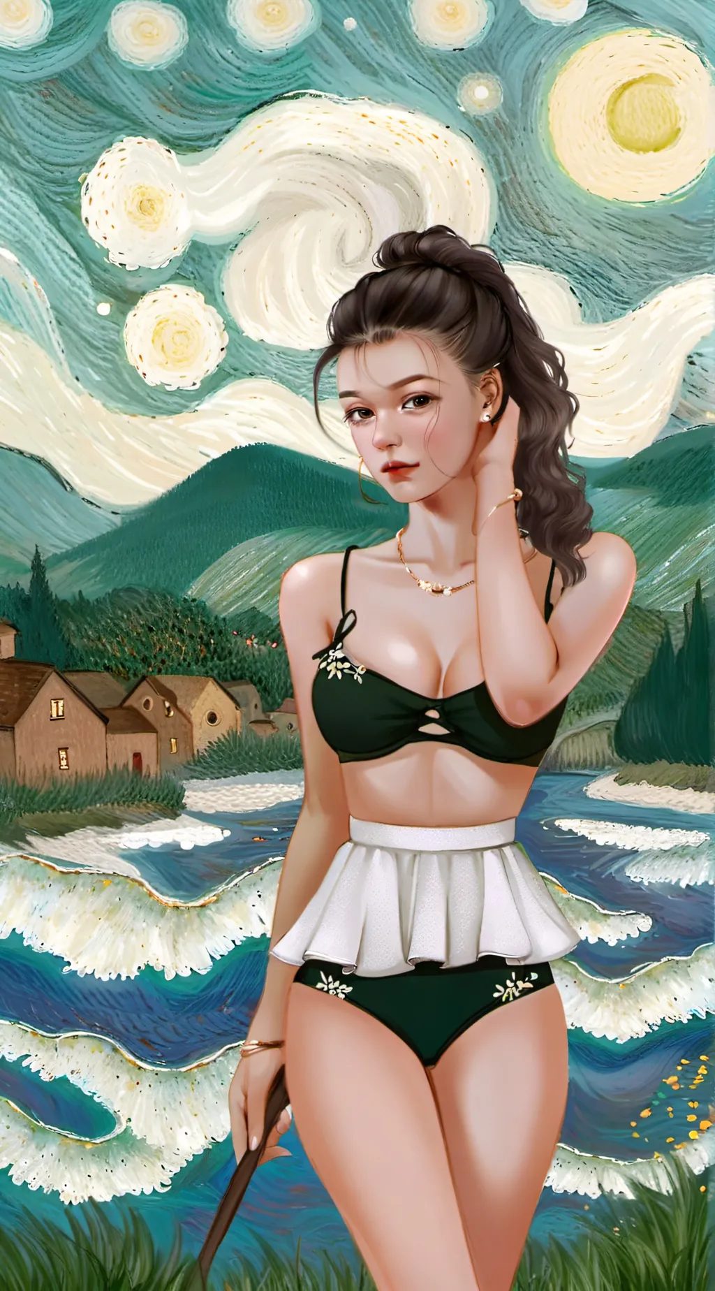 ai character: Eva background