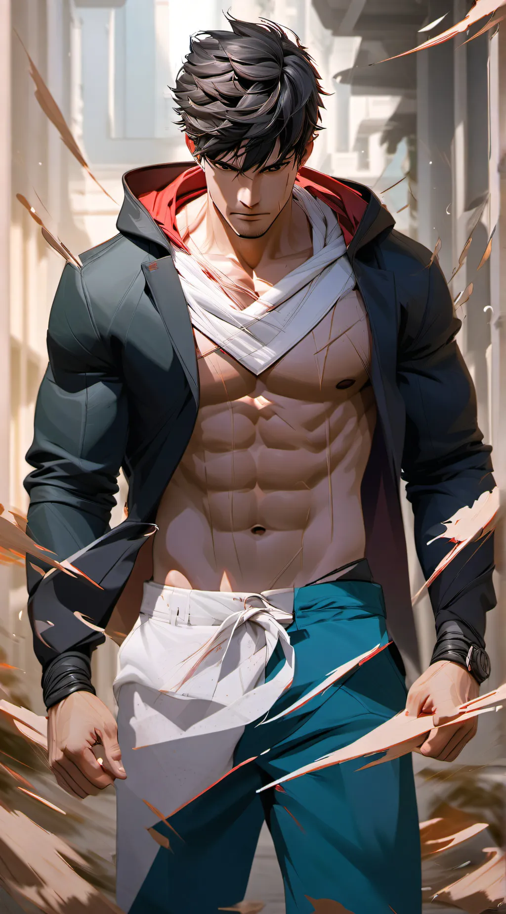 ai character: Fracture background